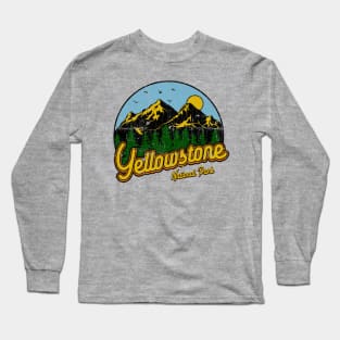 Vintage Yellowstone Park Long Sleeve T-Shirt